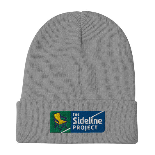 The Sideline Project Embroidered Beanie